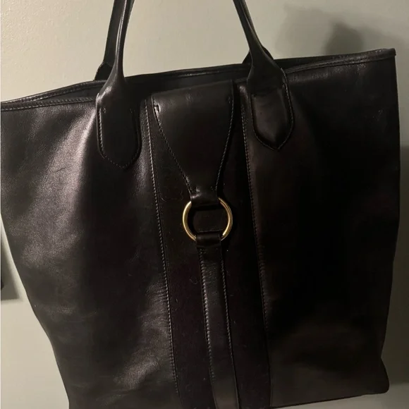 Rare to find - Ralph Lauren purple collection leather and suede equestrian tote - Picture 7 of 10
